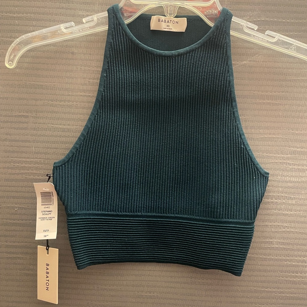 Aritzia cropped babaton contour top